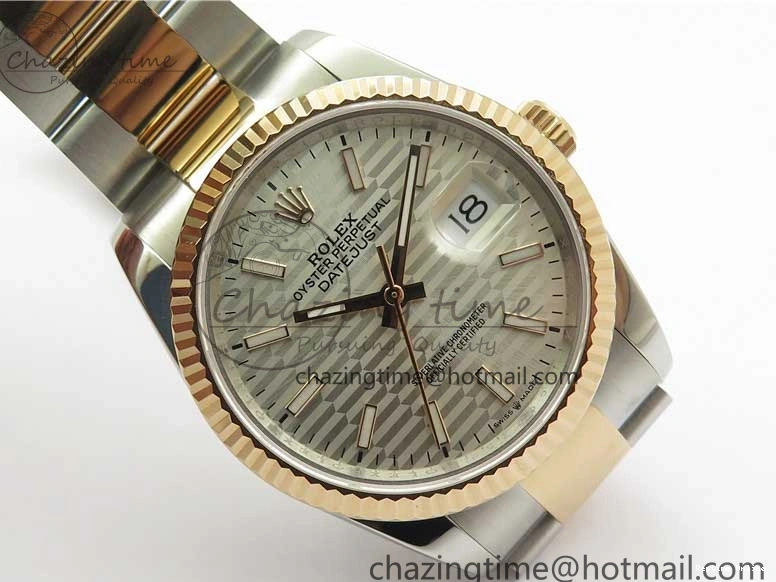0401 DateJust 36 SS RG 126231 BP Maker 1:1 Best Edition Silver Dial on Oyster Bracelet EasyMatch 2511